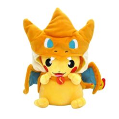 Pikachu disguised in Charizard X Bamse